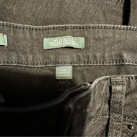 Wild Fable Highest Rise Skinny Ripped Black Jeans - Picture 6 of 7